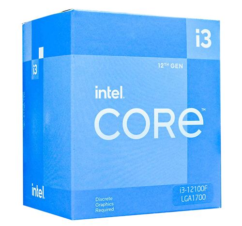 CPU Intel Core i3 12100F Box